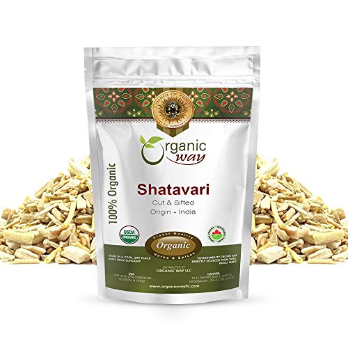 Shatavari seco orgánico para bienestar