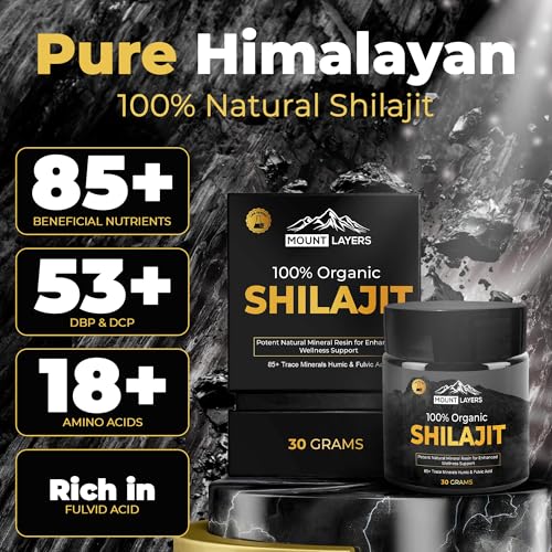 shilajit himalayo con minerales traza