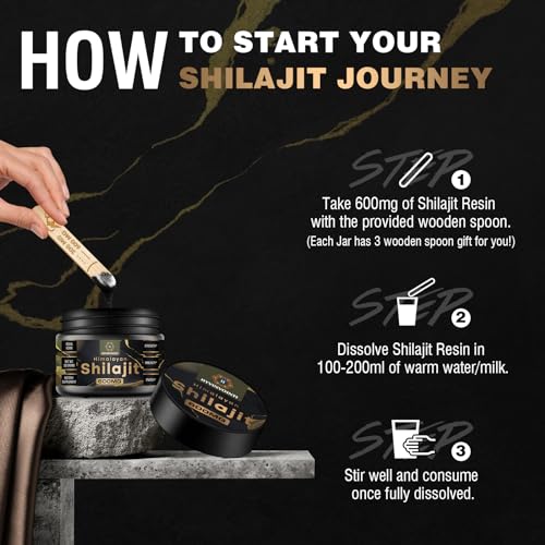 Shilajit orgánico para mejorar el rendimiento
