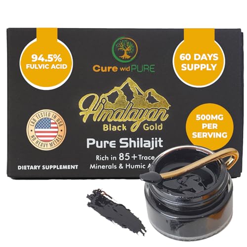 Shilajit puro para energía diaria