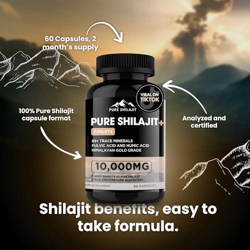 Shilajit puro para soporte inmunológico