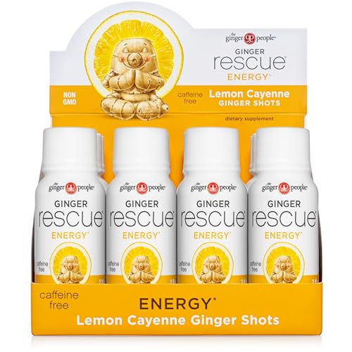 shots de jengibre energizantes