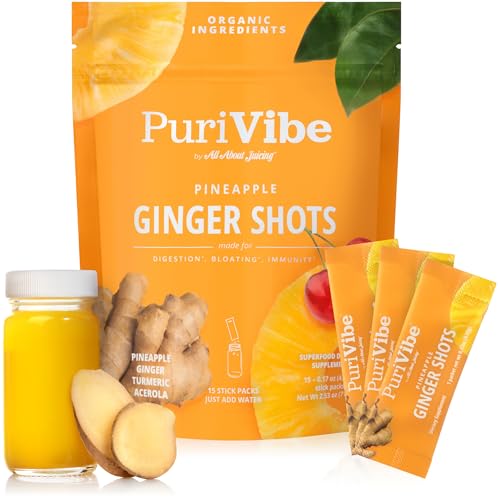 shots de jengibre para energía