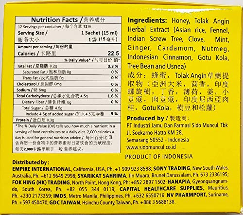 Sido Muncul Tolak Angin sabor natural y delicioso