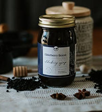 sirope de saúco con miel cruda
