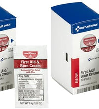 sobres de crema para quemaduras First Aid Only