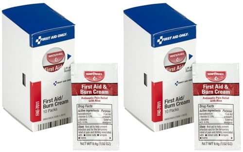 sobres de crema para quemaduras First Aid Only