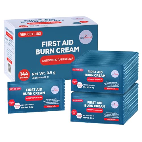 sobres de crema para quemaduras