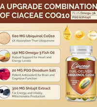 Softgels con Omega-3 y Shilajit
