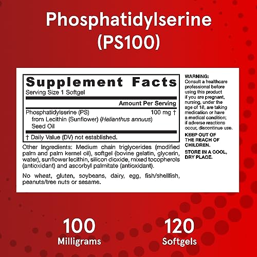 softgels de fosfatidilserina 100mg