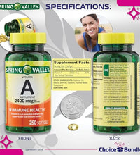 Softgels de Vitamina A de fácil digestión