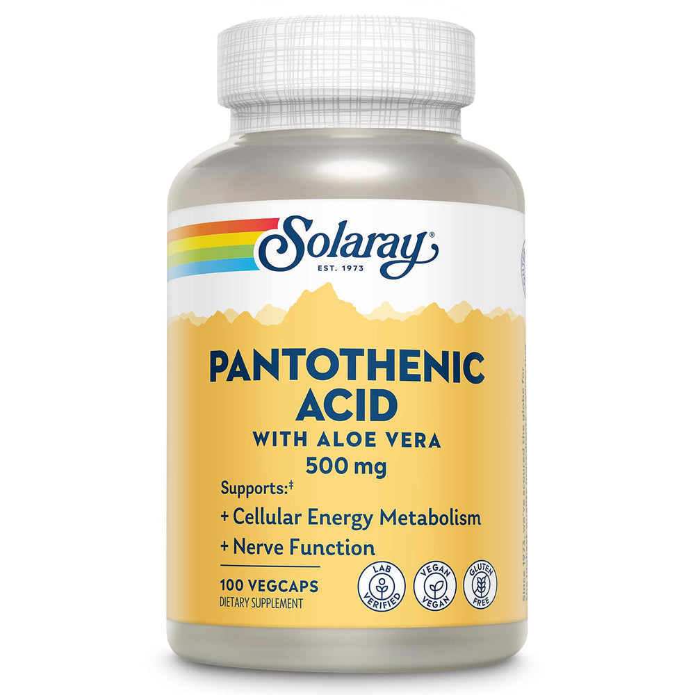 Solaray Ácido Pantoténico 500 mg