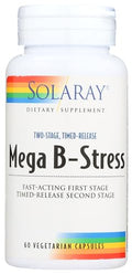 Solaray Mega B Stress cápsulas veganas