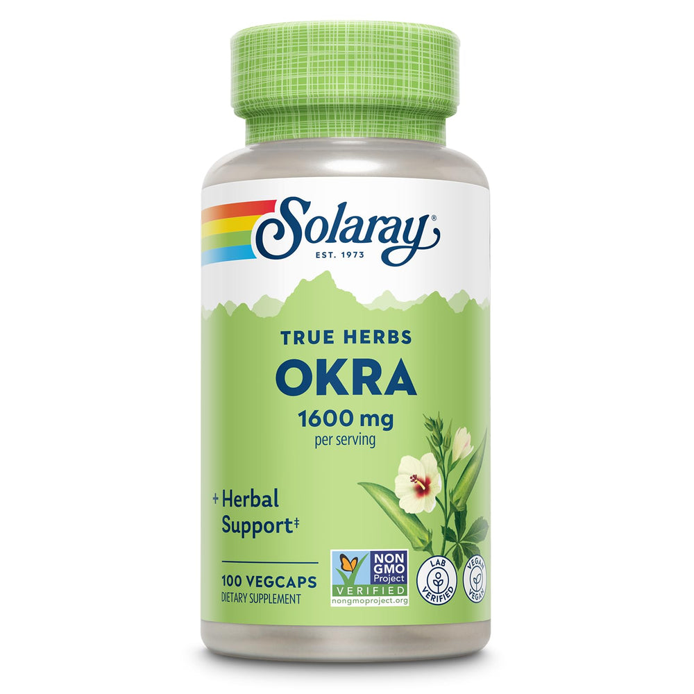 Solaray Okra Fruit 1600 mg