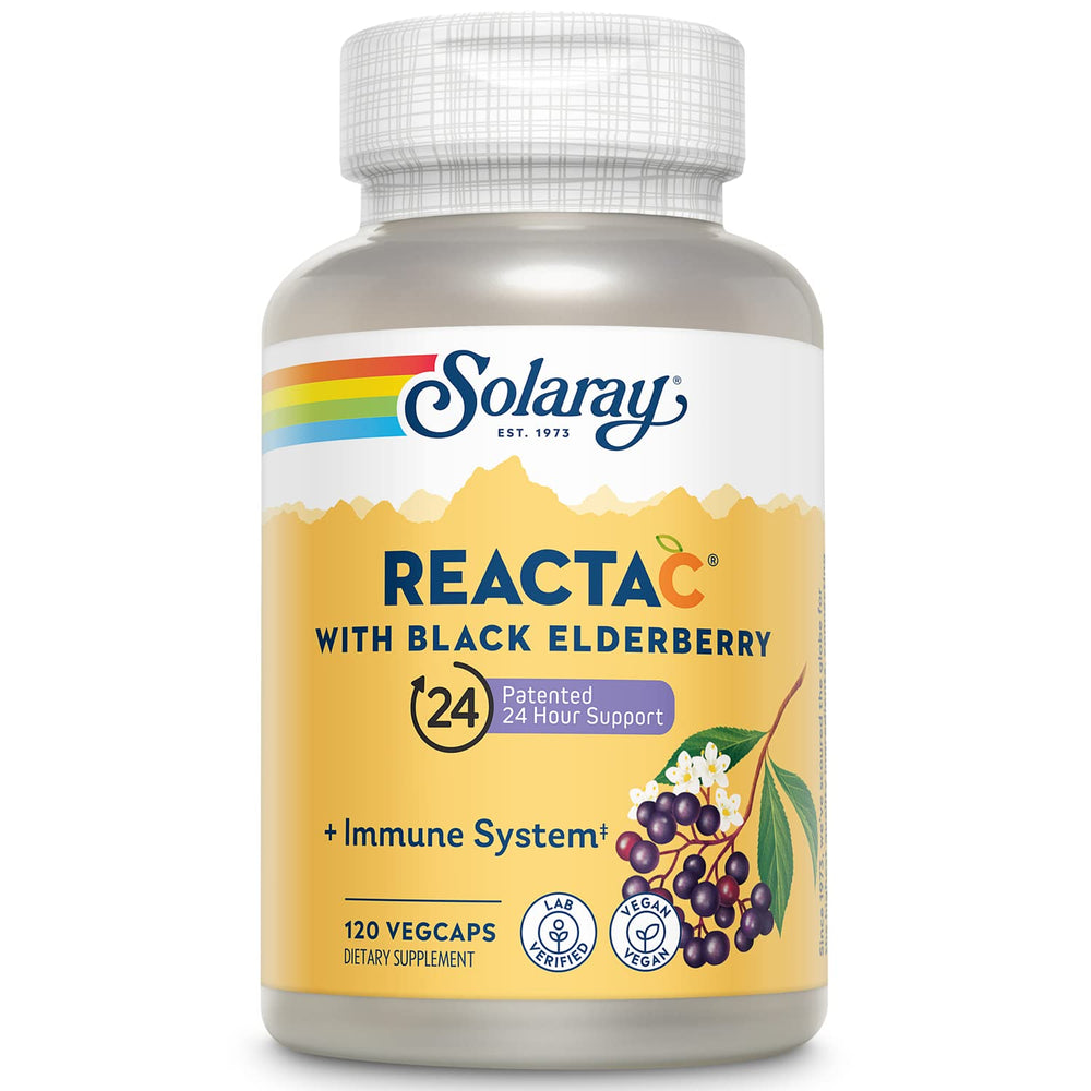 Solaray Reacta-C con Saúco 500 mg