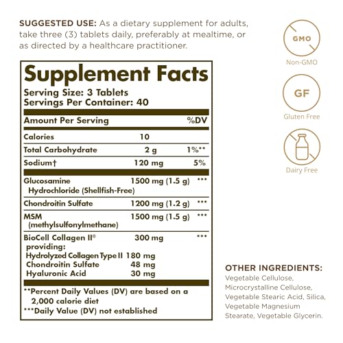 Solgar suplemento de glucosamina