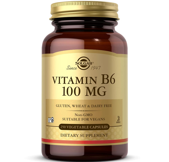 Solgar Vitamina B6 100 mg cápsulas vegetales