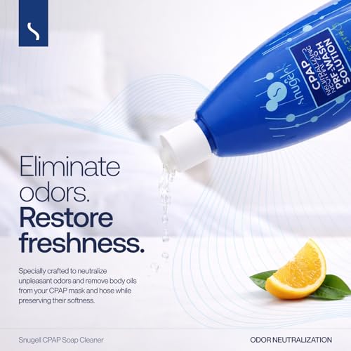 Solución aromática para limpiar CPAP