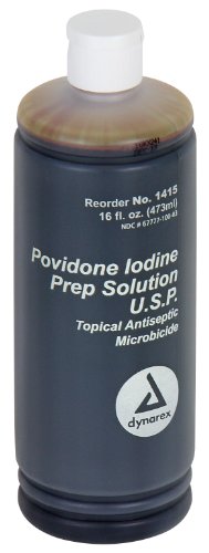 Solución de scrub de povidona yodada para desinfección