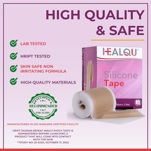 solución para queloides con tiras de silicona