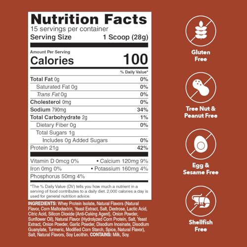 Sopa alta en proteínas y hierbas