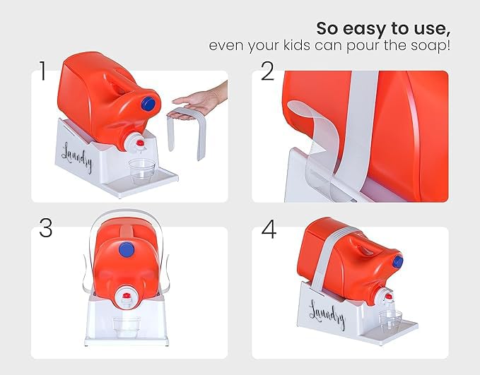 soporte para detergente fácil de usar