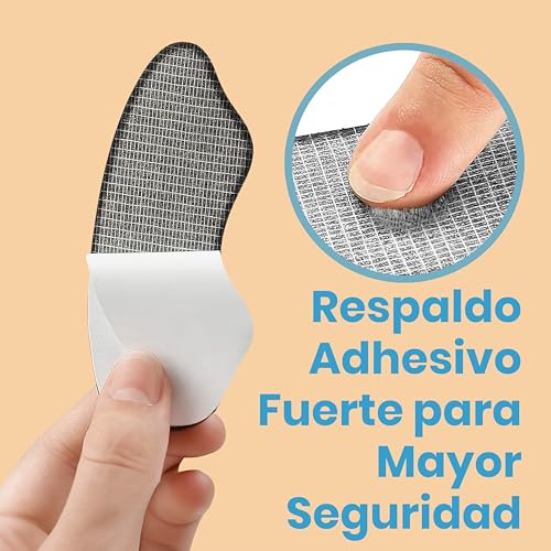 soporte para talones en zapatos cerrados
