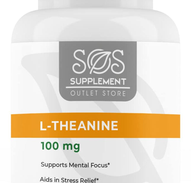 SOS L-Theanine 100 mg cápsulas