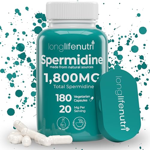 Spermidina 20mg para salud celular