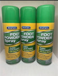 spray en polvo para pies refrescante