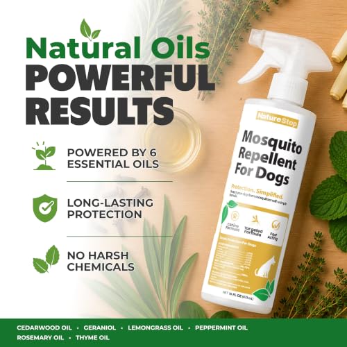spray libre de DEET para perros