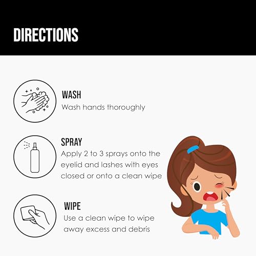 spray limpiador para salud ocular