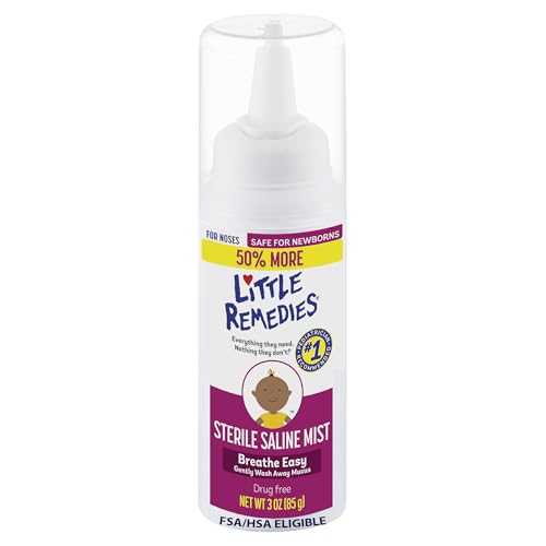 spray nasal salino para bebés