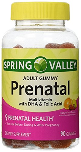 Spring Valley vitaminas prenatales gomitas