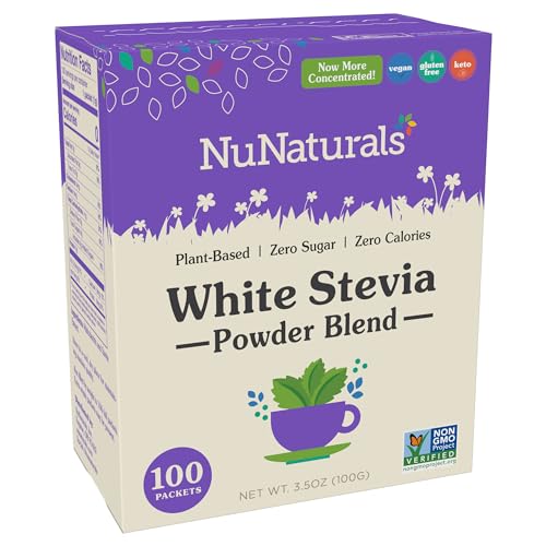 stevia blanca sin calorías porciones individuales