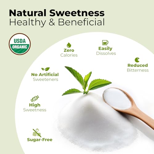 Stevia pura para endulzar bebidas