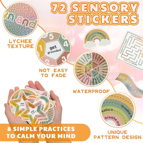 stickers fidget para aliviar estrés