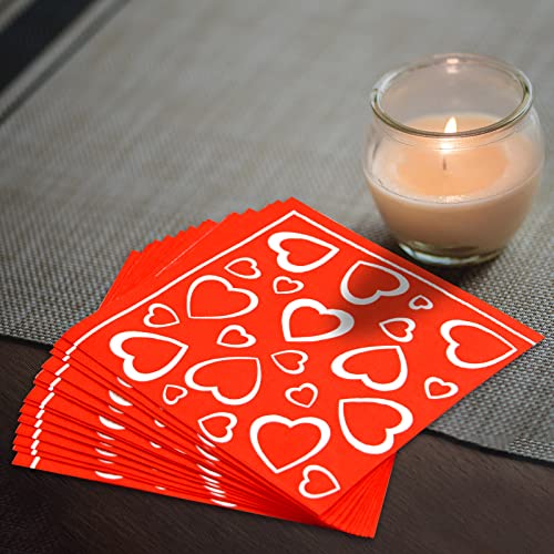 suministros de mesa para cena de San Valentín