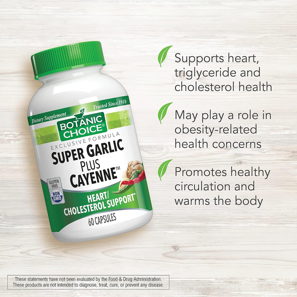 Super Garlic Plus Cayenne 60 cápsulas
