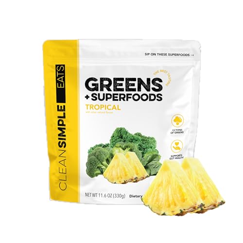 super greens en polvo sabor tropical
