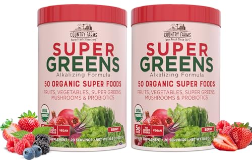 Super Greens sabor berry orgánico