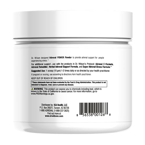 Suplemento adrenal natural Dr. Wilson