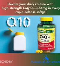 Suplemento antioxidante CoQ10 gelatinas