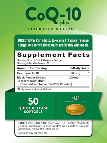 Suplemento antioxidante de CoQ10