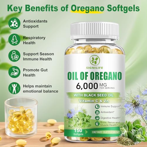 Suplemento antioxidante de orégano natural
