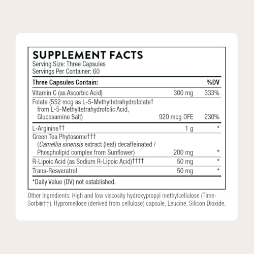Suplemento antioxidante L-Arginina