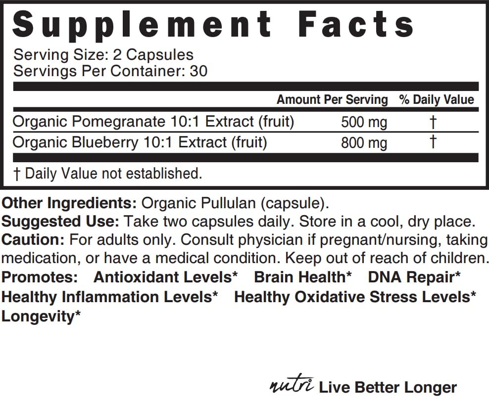 Suplemento antioxidante para la salud