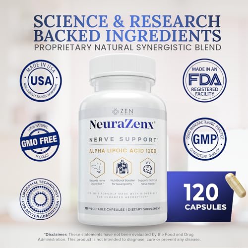 Suplemento antioxidante para nervios sanos