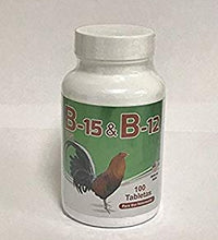 Suplemento B-12 para gallos saludables