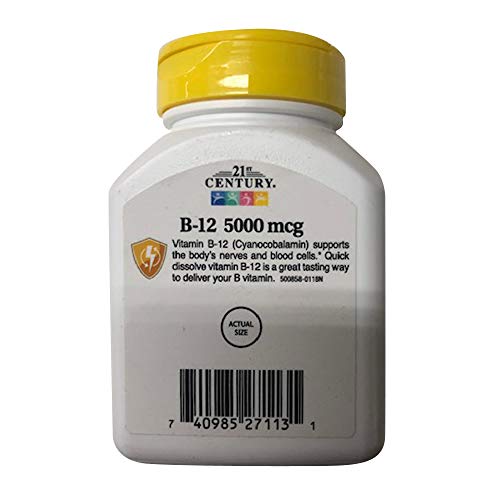 suplemento B12 110 cápsulas beneficios